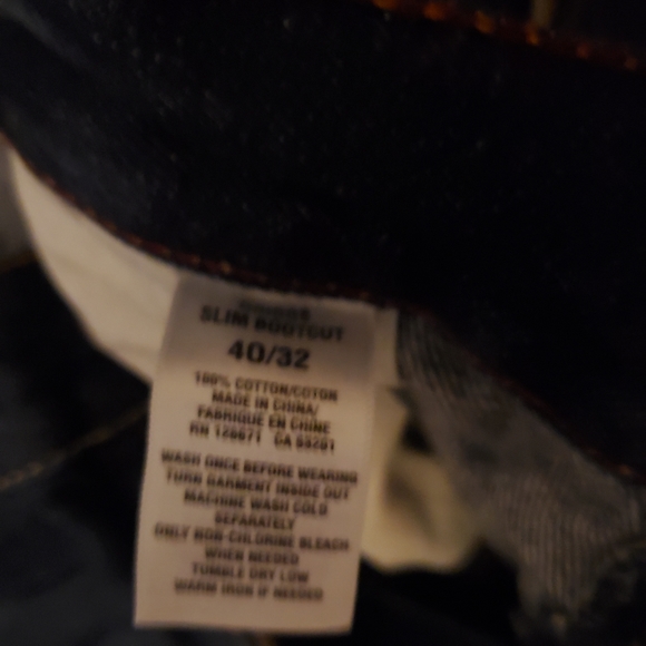 Aeropastle mens jeans boot cut 40x32 new no tags - Picture 3 of 6